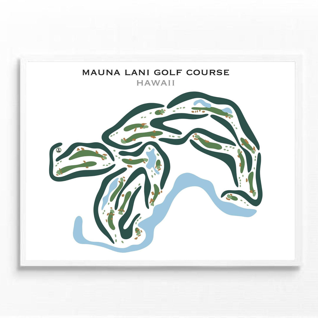 Mauna Lani Golf Course, Hawaii - Printed Golf Courses - Golf Course Prints