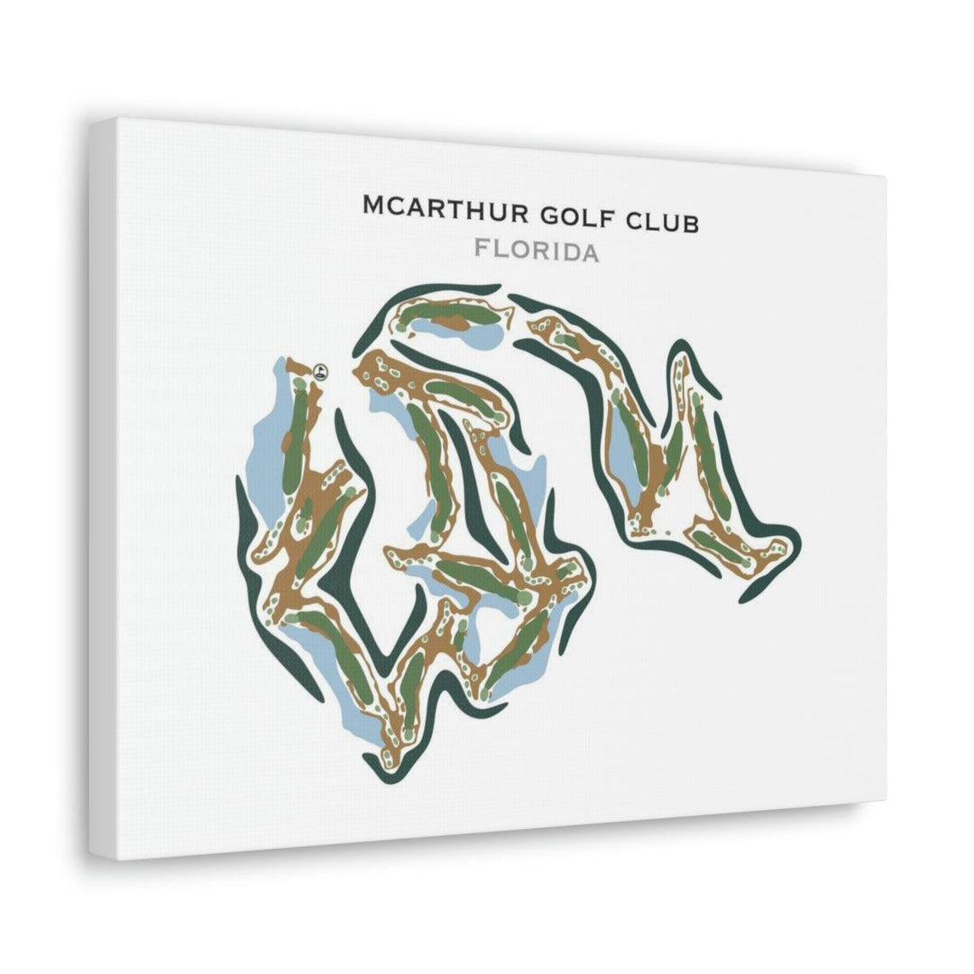 McArthur Golf Club, Florida - Printed Golf Courses - Golf Course Prints