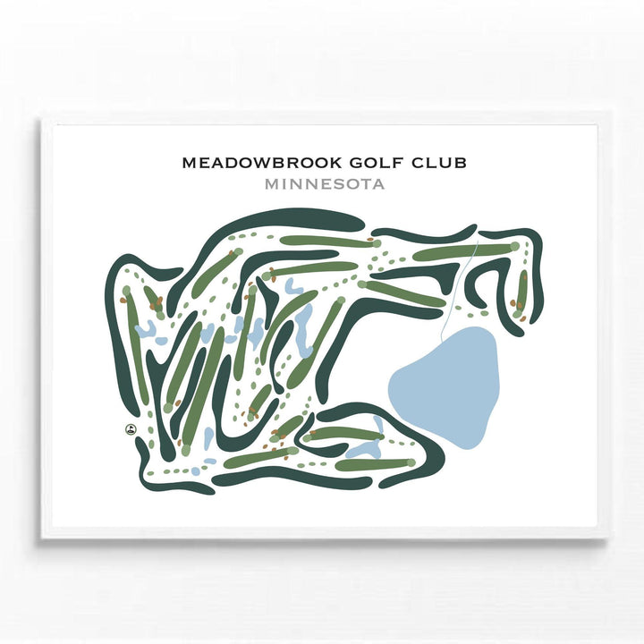 Meadowbrook Golf Club, Minnesota - Printed Golf Courses - Golf Course Prints