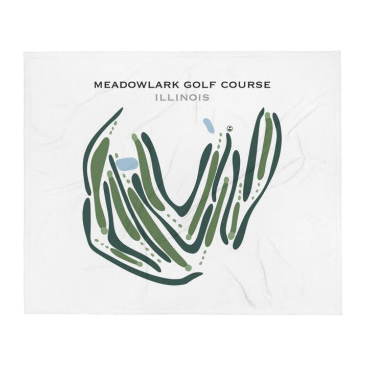 Meadowlark Golf Course, Illinois - Printed Golf Courses - Golf Course Prints