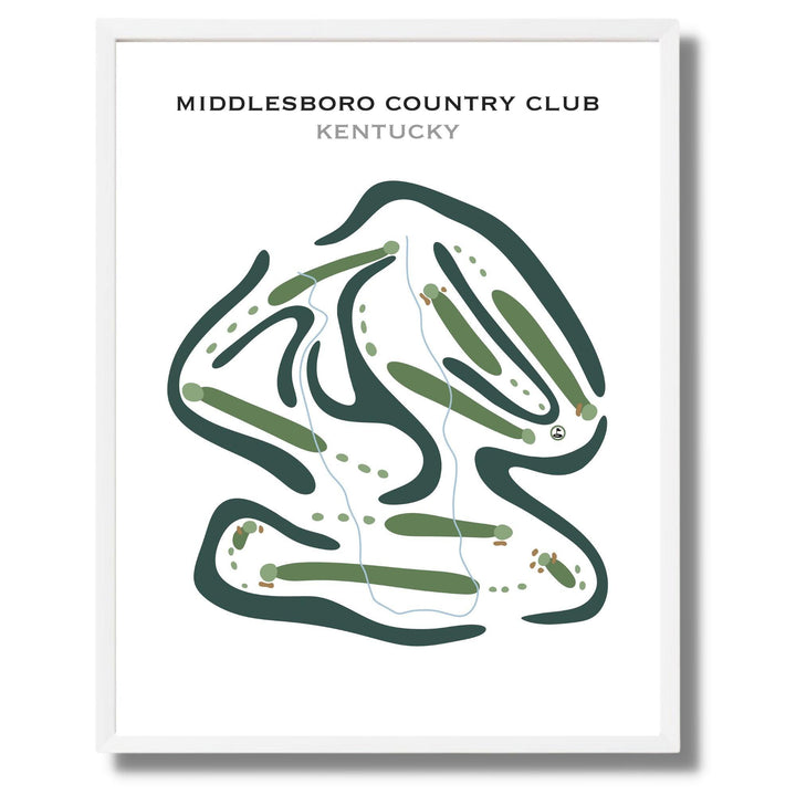Middlesboro Country Club, Kentucky - Printed Golf Courses - Golf Course Prints
