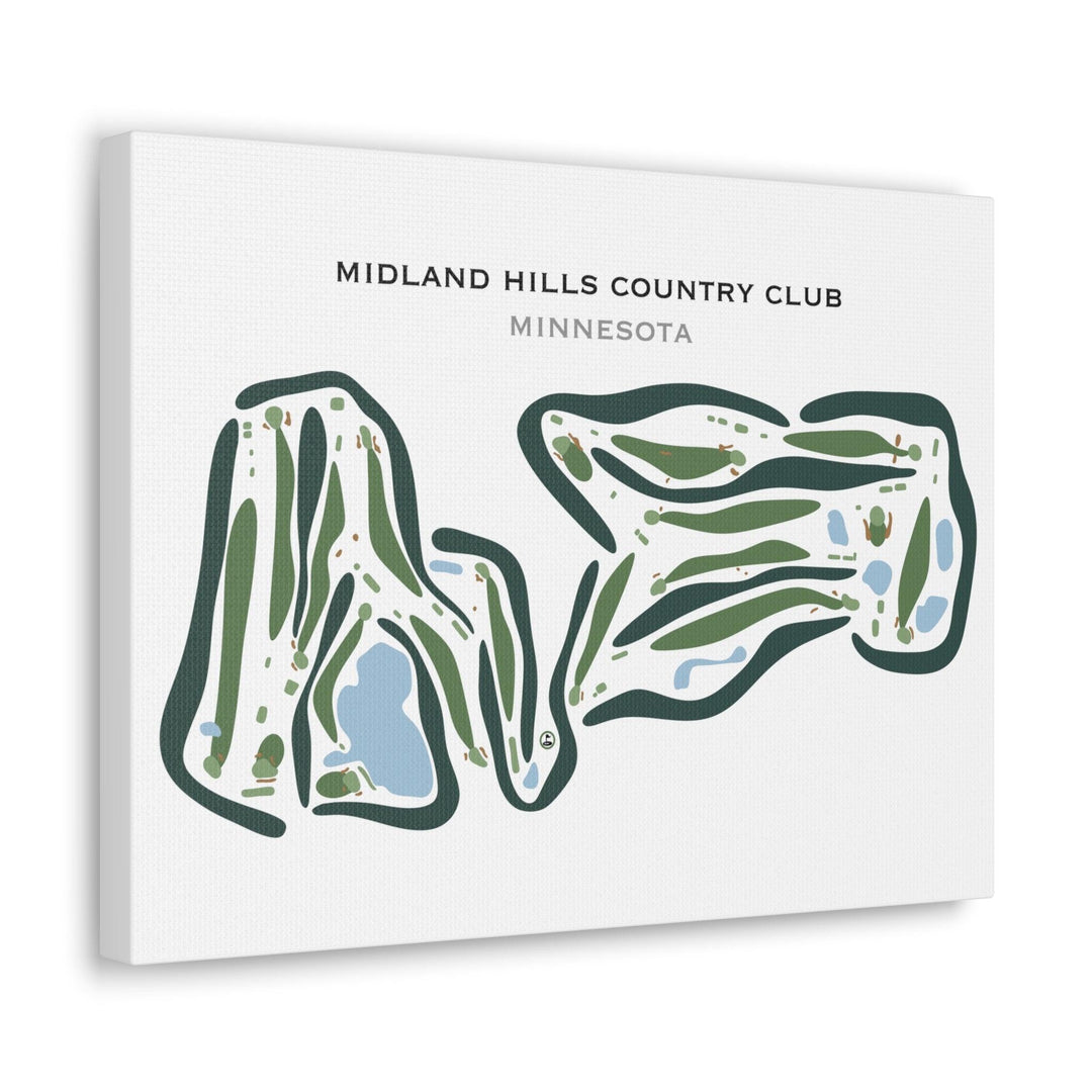 Midland Hills Country Club, Minnesota - Printed Golf Courses - Golf Course Prints