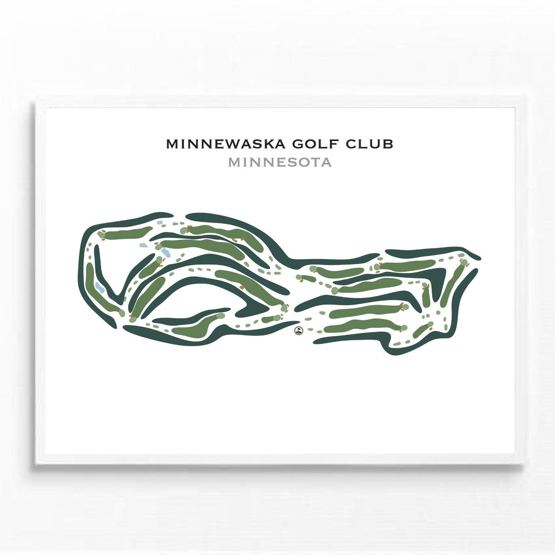 Minnewaska Golf Club, Minnesota - Printed Golf Courses - Golf Course Prints