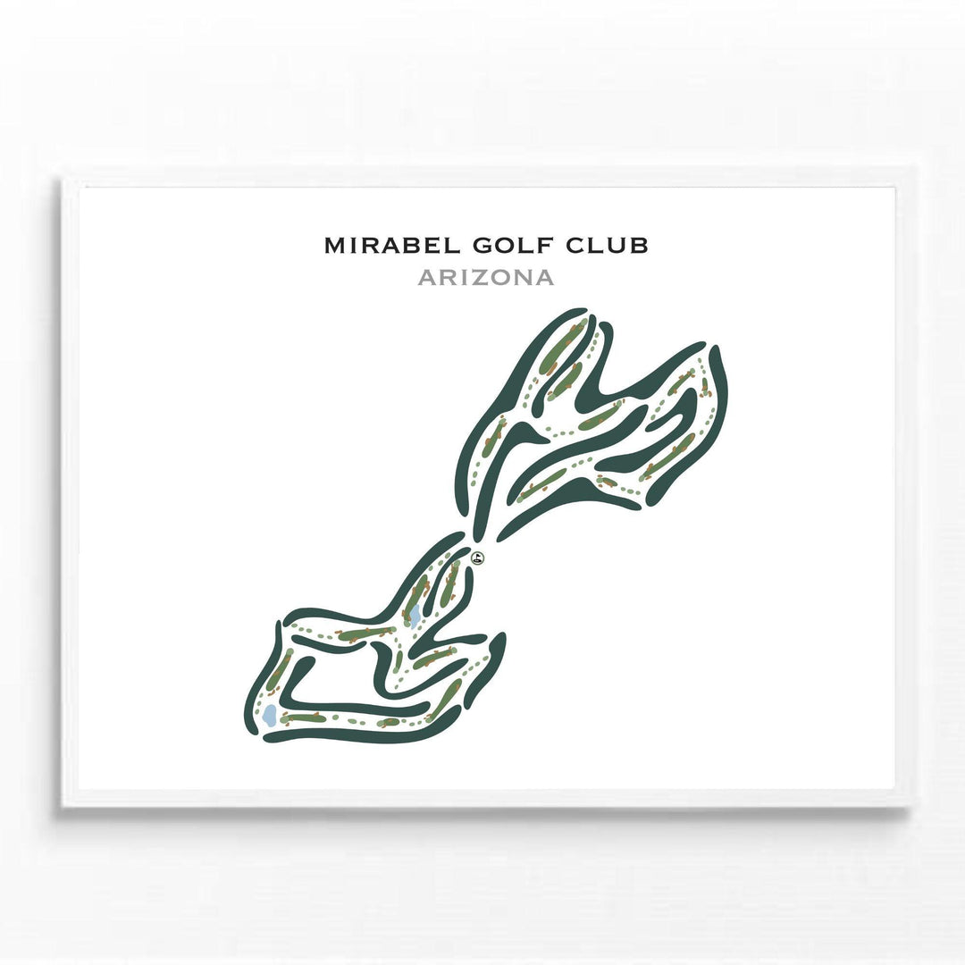 Mirabel Golf Club, Arizona - Printed Golf Courses - Golf Course Prints