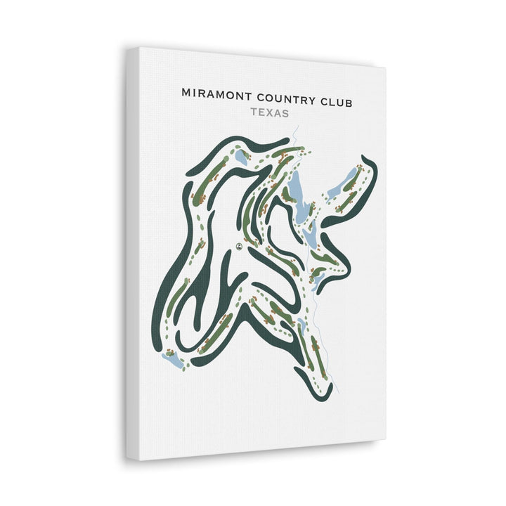 Miramont Country Club, Texas - Printed Golf Courses - Golf Course Prints