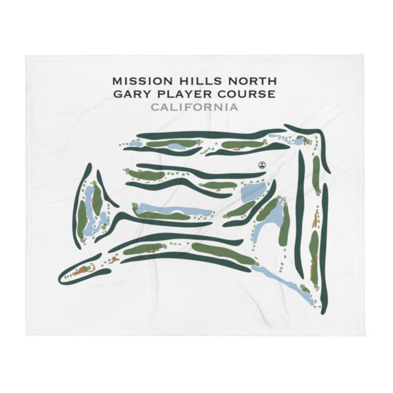 Mission Hills North Gary Player Course, California - Printed Golf Courses - Golf Course Prints