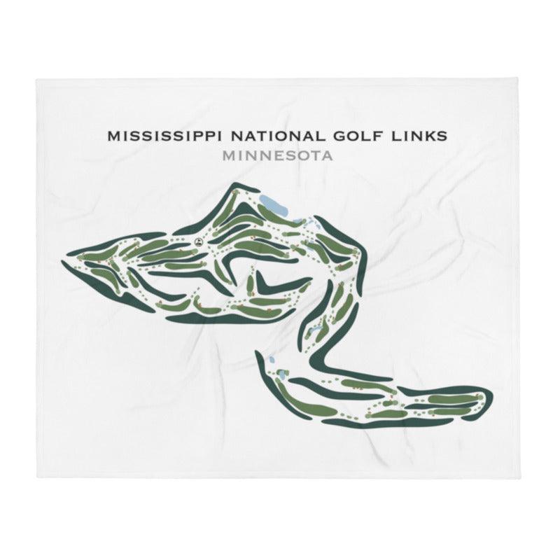 Mississippi National Golf Links, Minnesota - Printed Golf Courses - Golf Course Prints