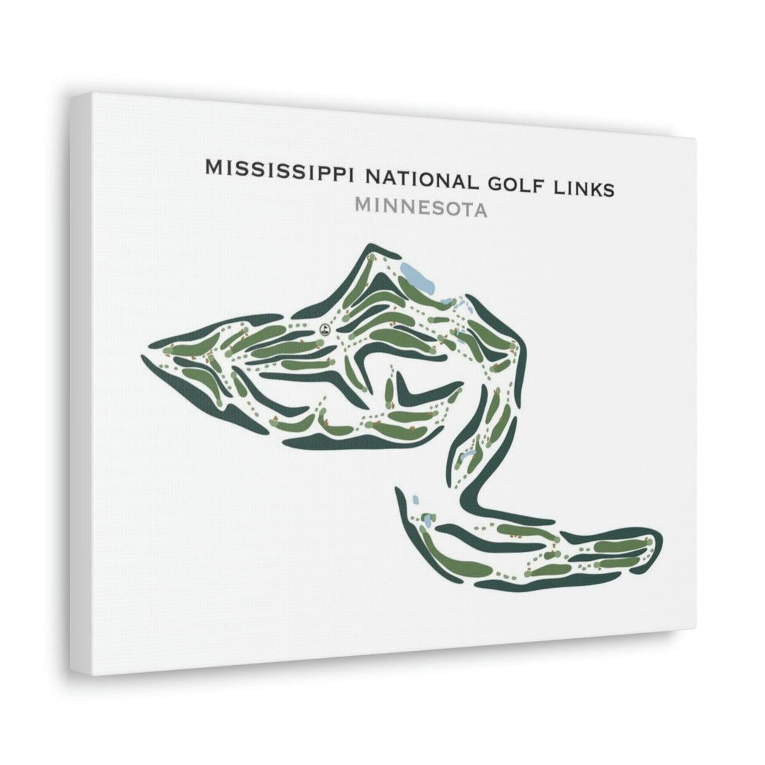 Mississippi National Golf Links, Minnesota - Printed Golf Courses - Golf Course Prints