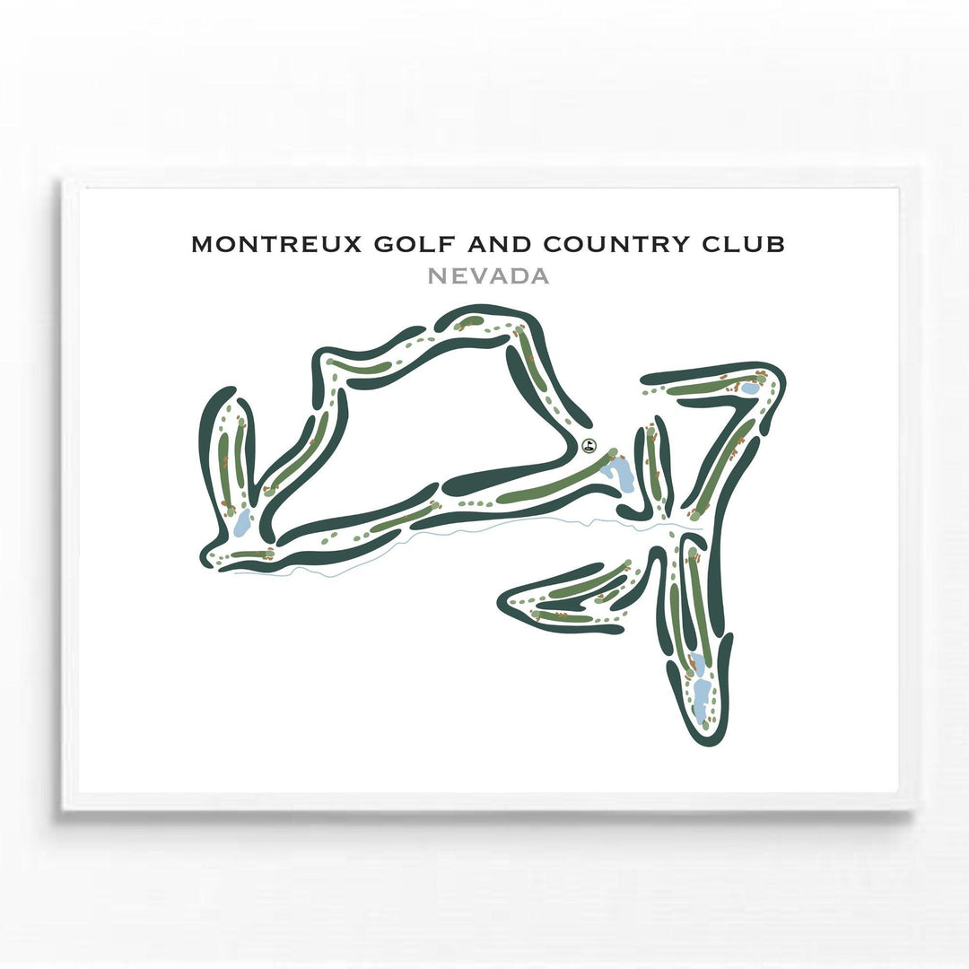 Montreux Golf & Country Club, Nevada - Printed Golf Courses - Golf Course Prints