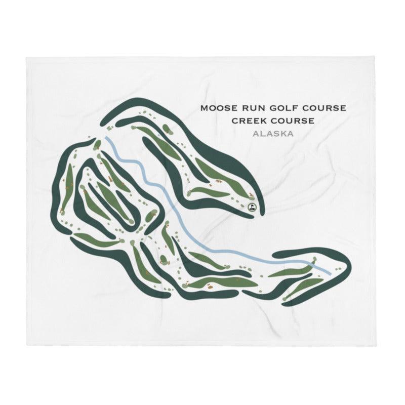 Moose Run Golf Course, Creek Course, Alaska - Printed Golf Courses - Golf Course Prints
