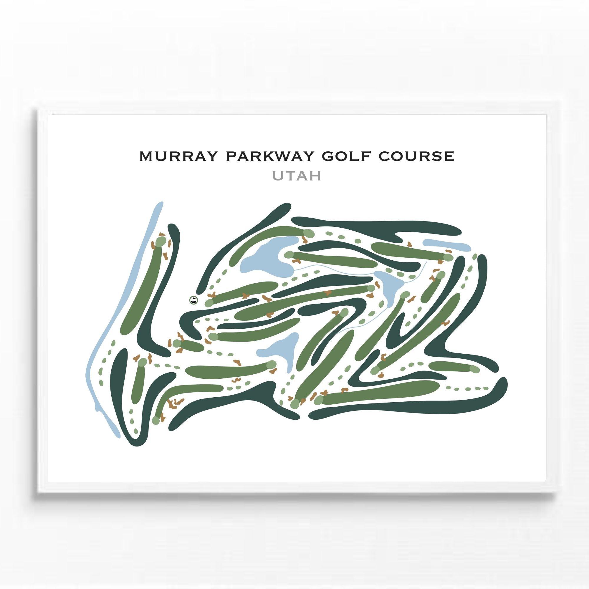 Murray Parkway, Murray Utah Golf Course Maps and Prints - Golf Course ...