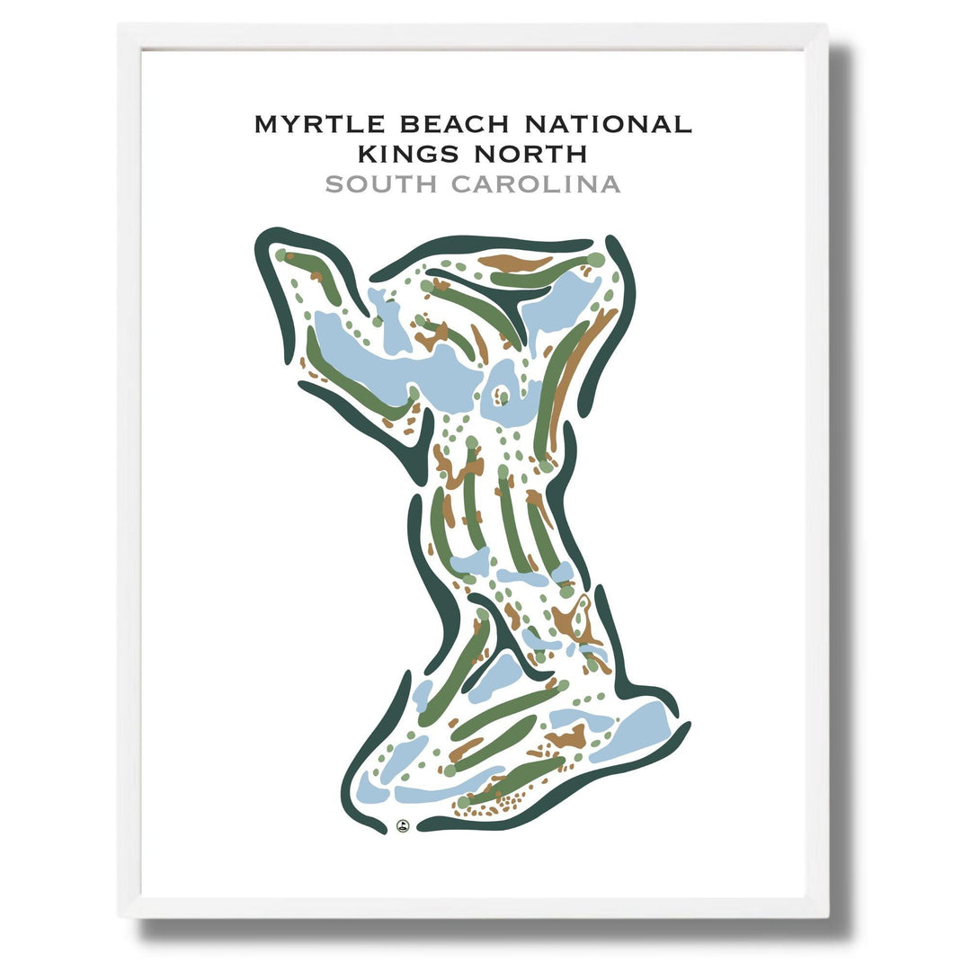 Myrtle Beach National Kings North, South Carolina - Printed Golf Courses - Golf Course Prints