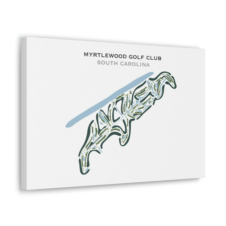 Myrtlewood Golf Club, South Carolina - Printed Golf Courses - Golf Course Prints