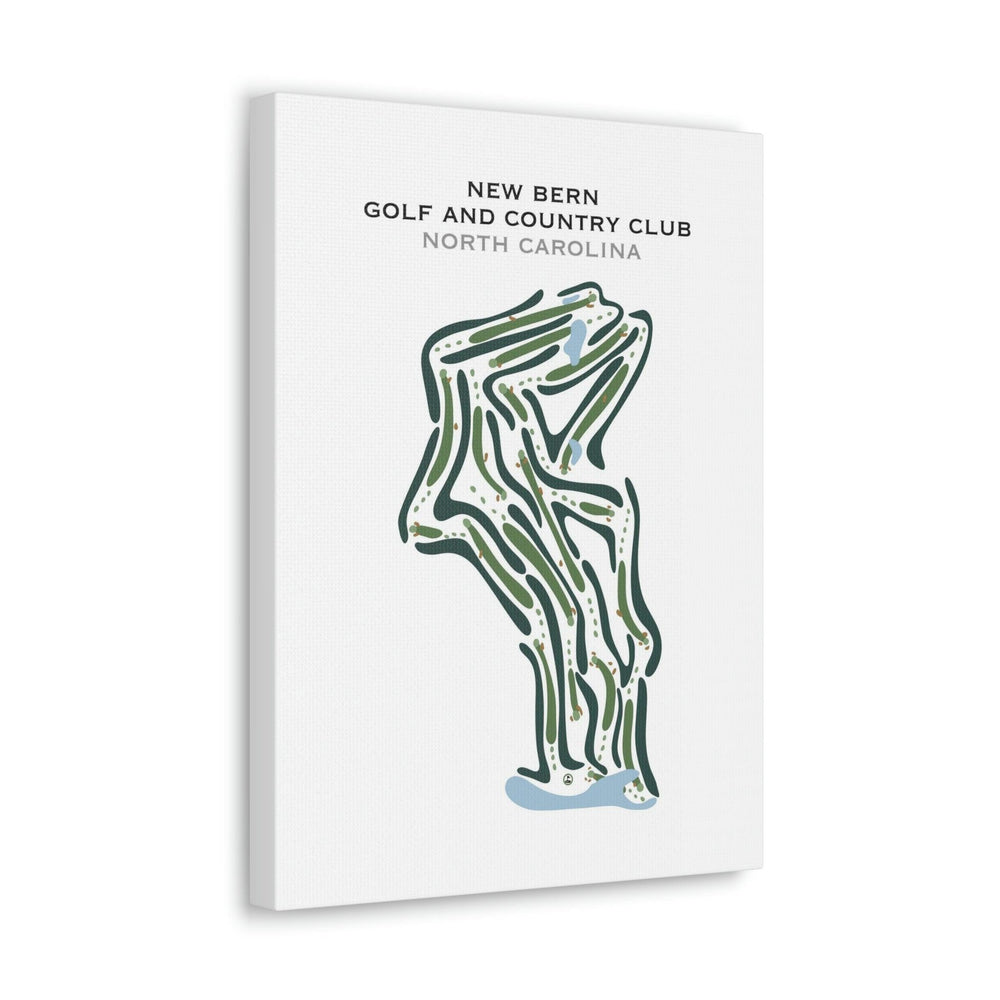 New Bern Golf & Country Club, North Carolina - Printed Golf Courses - Golf Course Prints