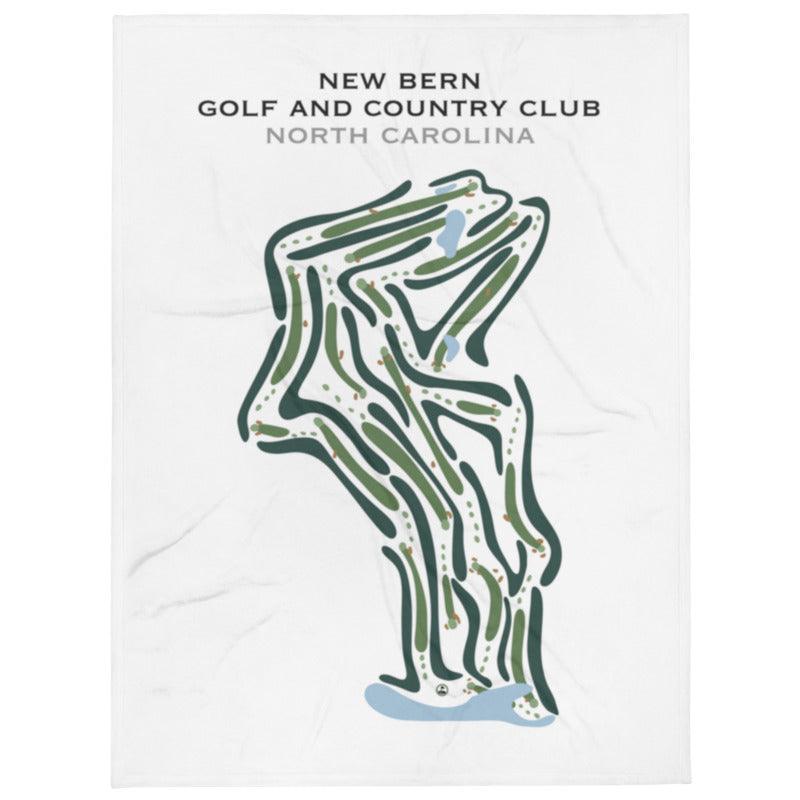 New Bern Golf & Country Club, North Carolina - Printed Golf Courses - Golf Course Prints