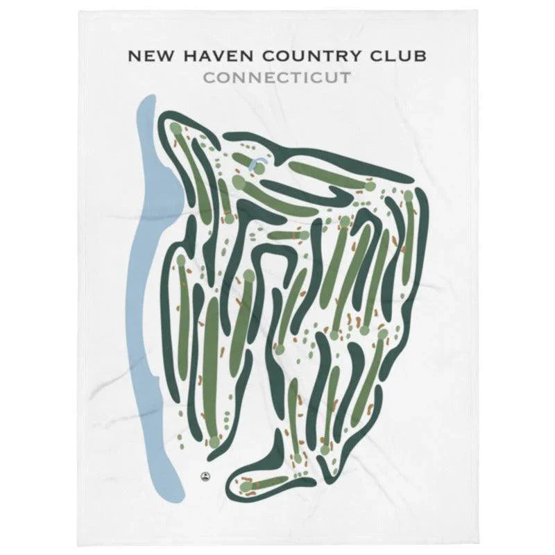 New Haven Country Club, Connecticut Golf Course Maps and Prints Golf