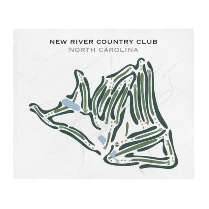 New River Country Club, North Carolina - Printed Golf Courses - Golf Course Prints