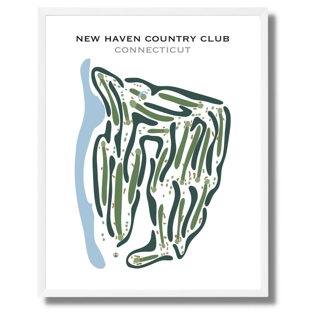 New Haven Country Club, Connecticut - Printed Golf Courses - Golf Course Prints