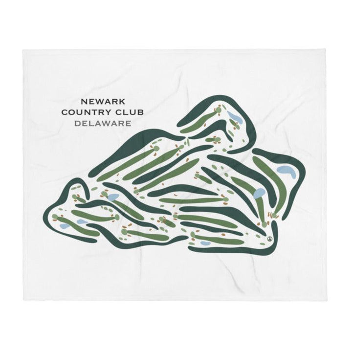 Newark Country Club, Delaware - Printed Golf Courses - Golf Course Prints