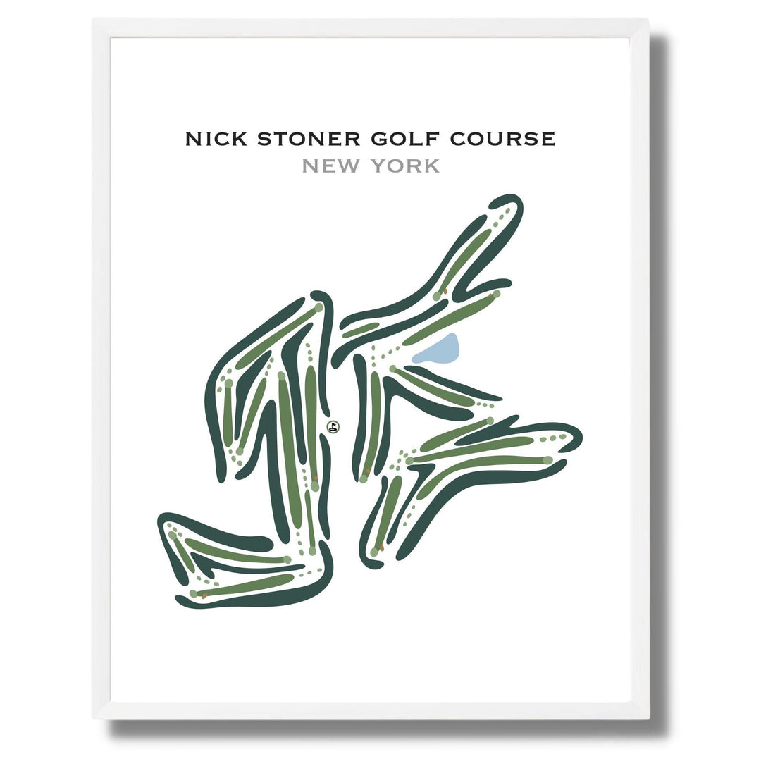Nick Stoner Golf Course, New York - Printed Golf Courses - Golf Course Prints