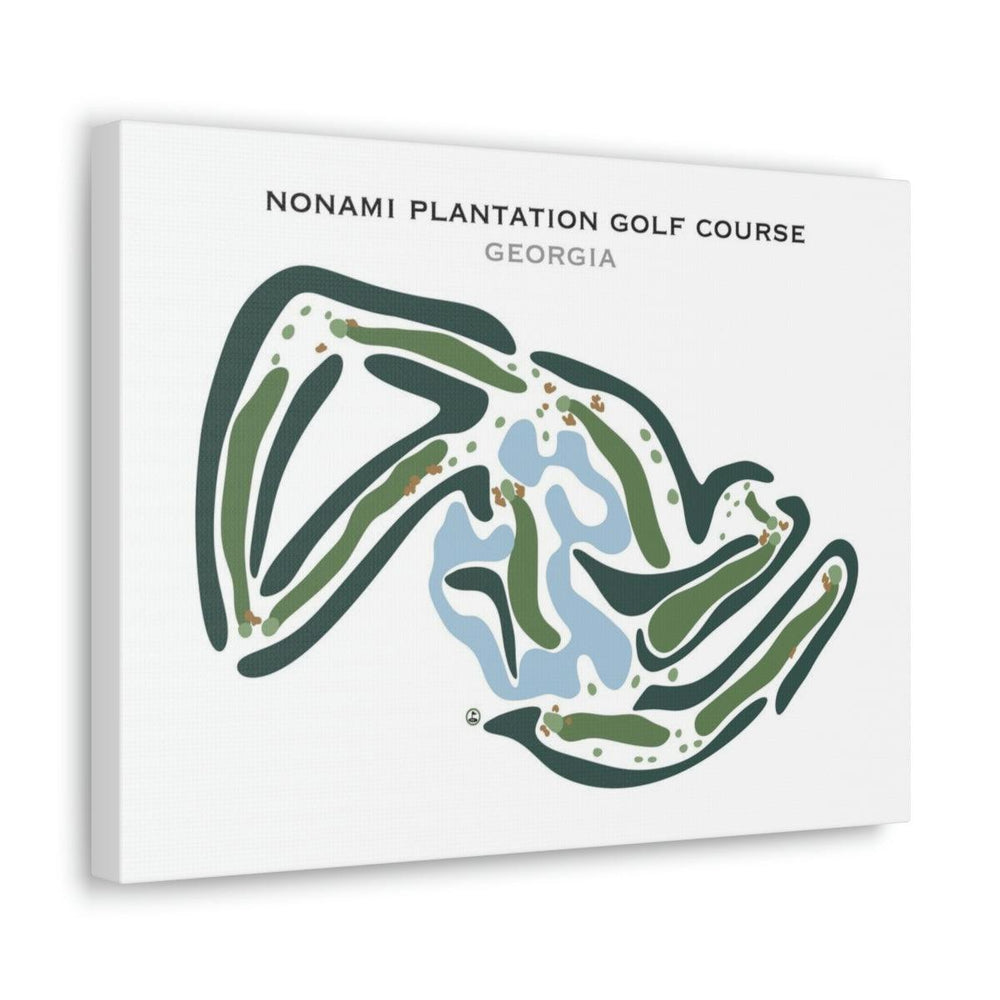 Nonami Plantation Golf Course, Georgia - Printed Golf Courses - Golf Course Prints