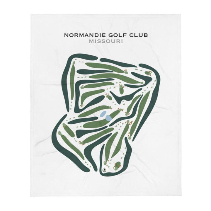 Normandie Golf Club, Missouri - Printed Golf Courses - Golf Course Prints