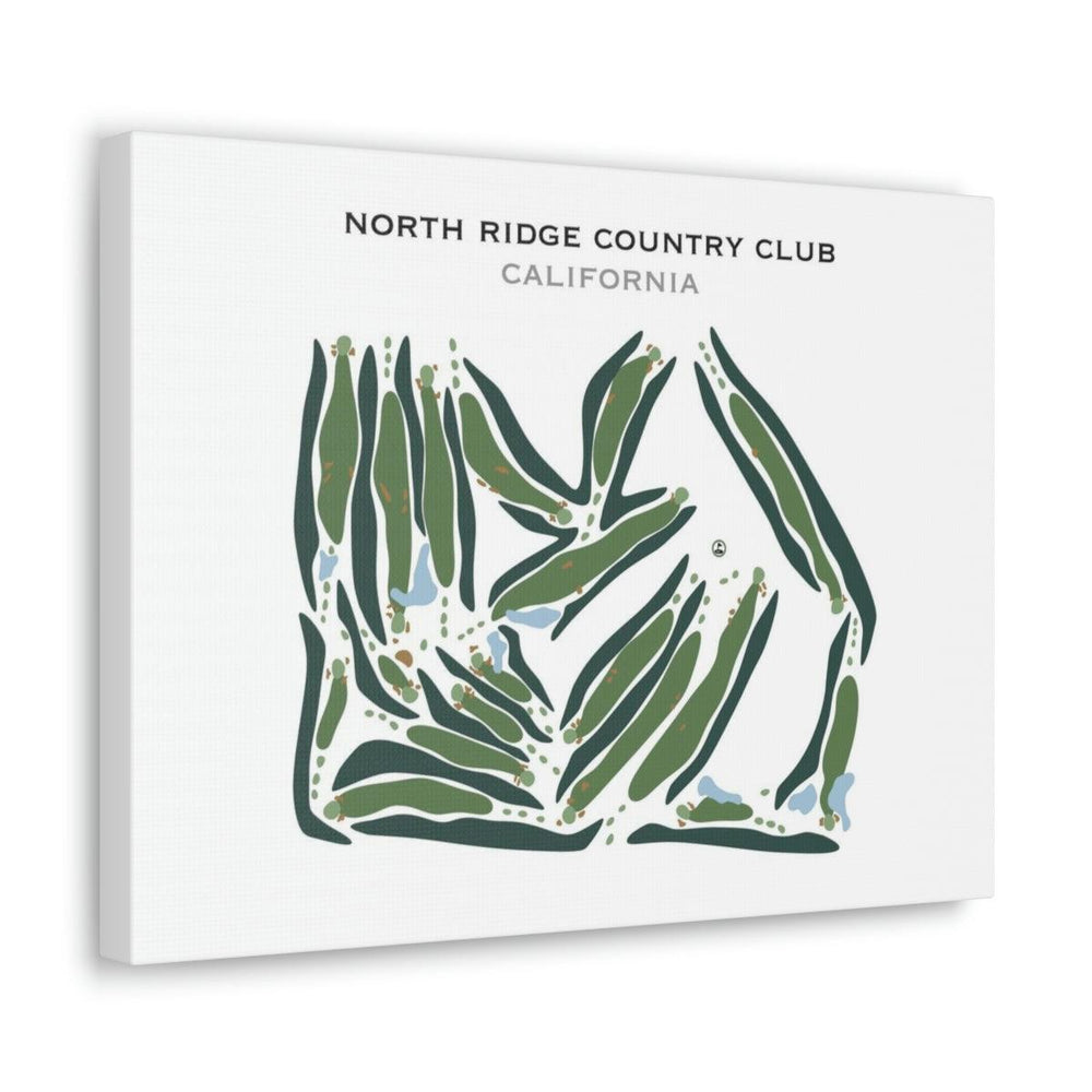 North Ridge Country Club, California - Printed Golf Courses - Golf Course Prints