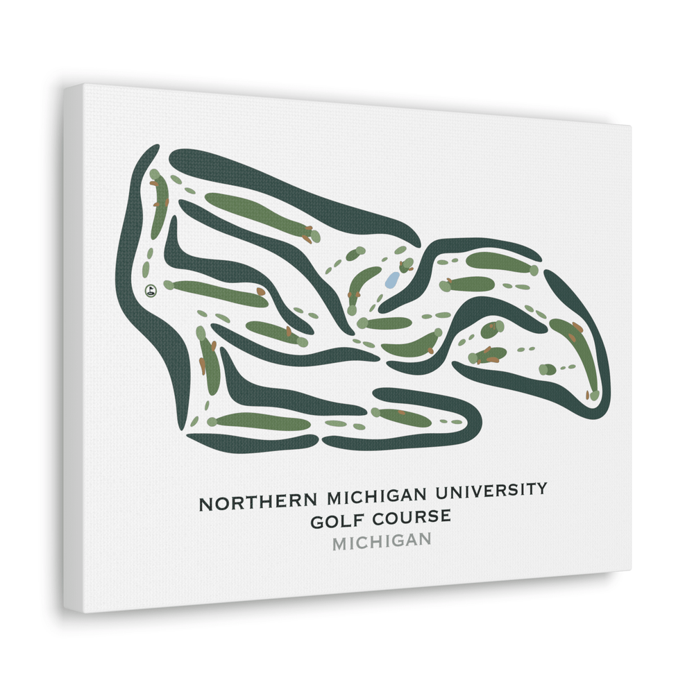Northern Michigan University Golf Course, Michigan - Printed Golf Courses - Golf Course Prints