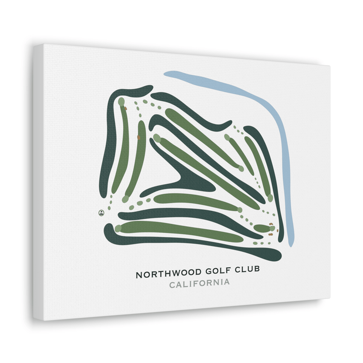 Northwood Golf Club, California - Printed Golf Courses - Golf Course Prints