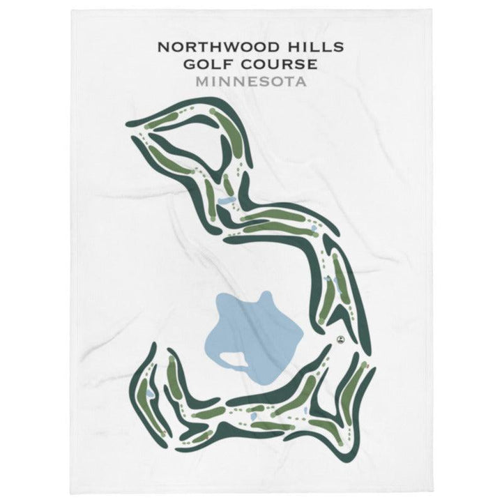 Northwood Hills Golf Course, Minnesota - Printed Golf Courses - Golf Course Prints