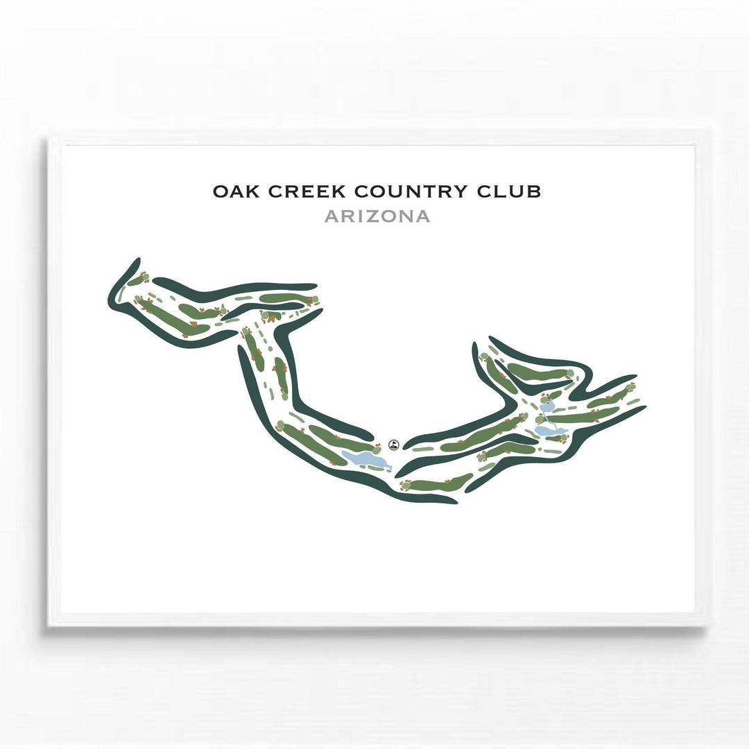 Oak Creek Country Club, Arizona - Printed Golf Courses - Golf Course Prints