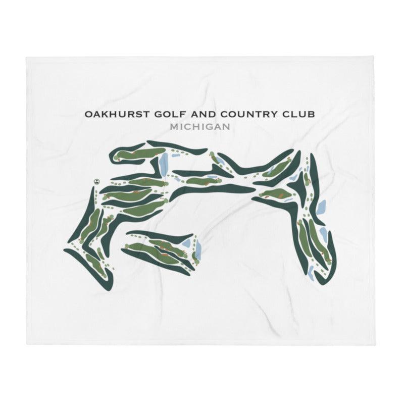 Oakhurst Golf & Country Club, Michigan - Printed Golf Courses - Golf Course Prints