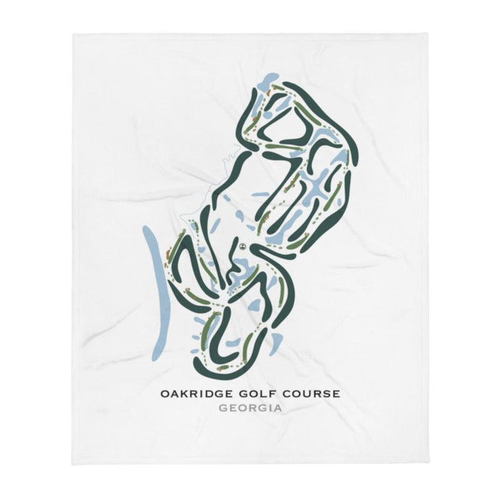 Oakridge Golf Course, Georgia - Printed Golf Courses - Golf Course Prints