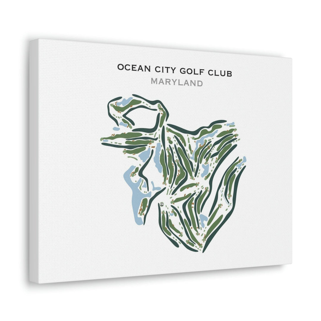 Ocean City Golf Club, Maryland - Printed Golf Courses - Golf Course Prints