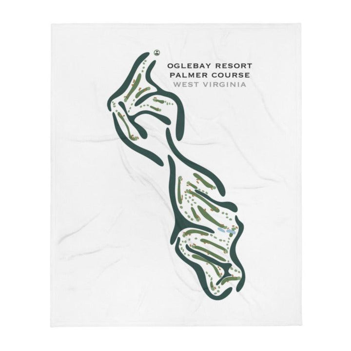 Oglebay Resort Palmer Course, West Virginia - Printed Golf Courses - Golf Course Prints