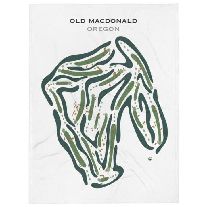 Old Macdonald, Oregon - Printed Golf Courses - Golf Course Prints