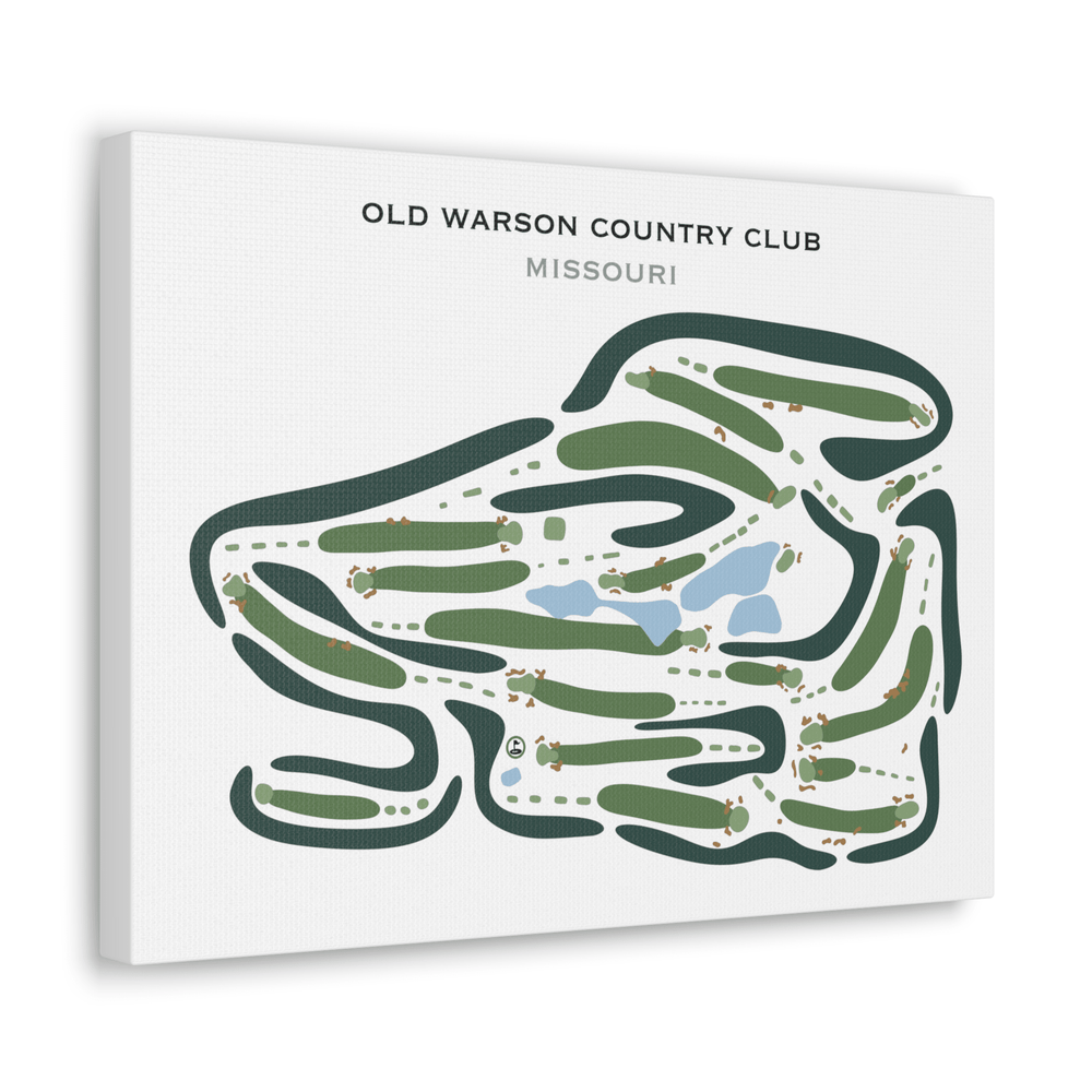 Old Warson Country Club, Missouri - Printed Golf Courses - Golf Course Prints