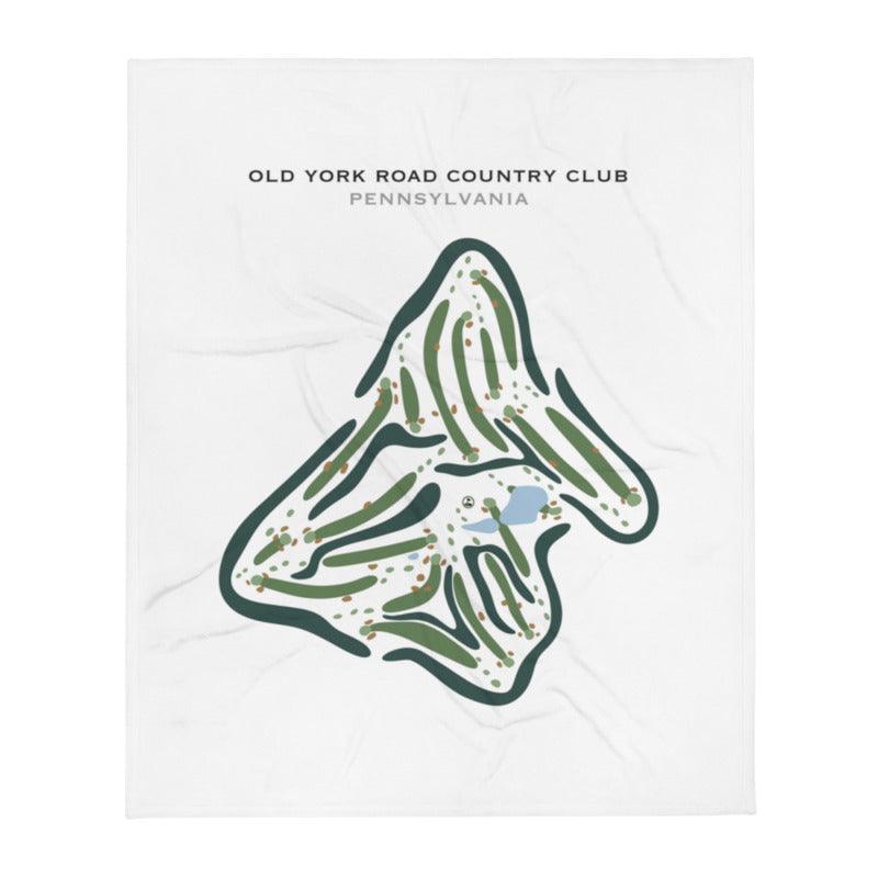 Old York Road Country Club, Pennsylvania - Printed Golf Courses - Golf Course Prints