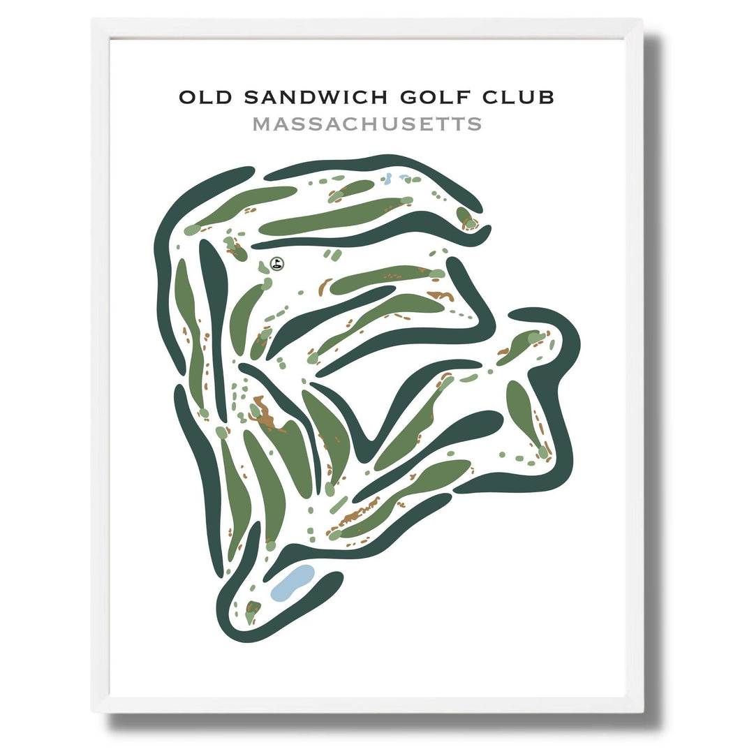 Old Sandwich Golf Club, Massachusetts - Printed Golf Courses - Golf Course Prints