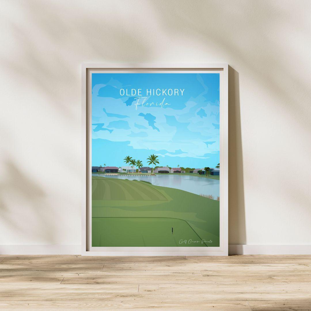 Olde Hickory Golf and Country Club, Florida - Signature Designs - Golf Course Prints