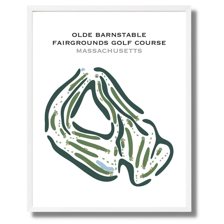 Olde Barnstable Fairgrounds Golf Course, Massachusetts - Printed Golf Courses - Golf Course Prints