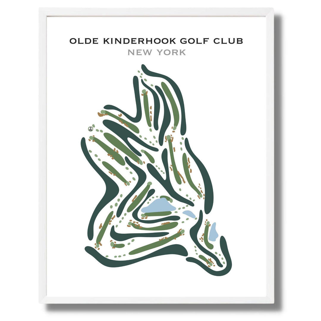 Olde Kinderhook Golf Club, New York - Printed Golf Courses - Golf Course Prints