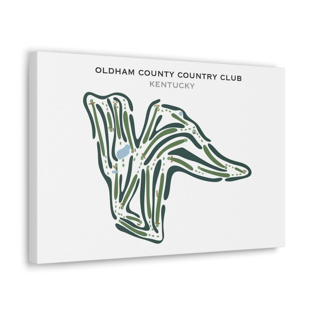 Oldham County Country Club, Kentucky - Printed Golf Courses - Golf Course Prints