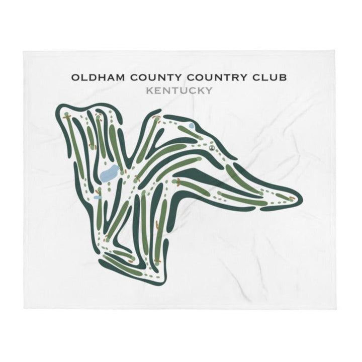 Oldham County Country Club, Kentucky - Printed Golf Courses - Golf Course Prints