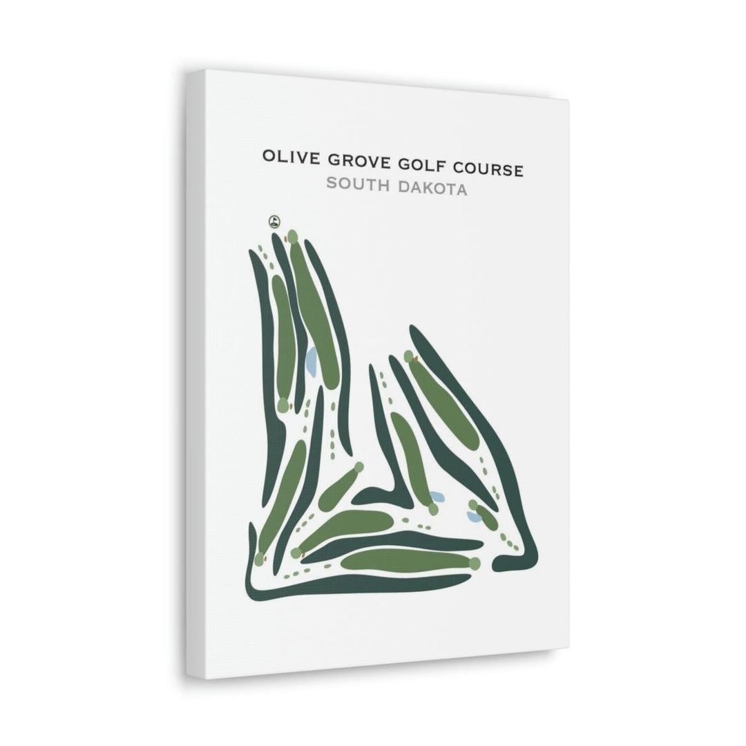 Olive Grove Golf Course, South Dakota - Printed Golf Courses - Golf Course Prints