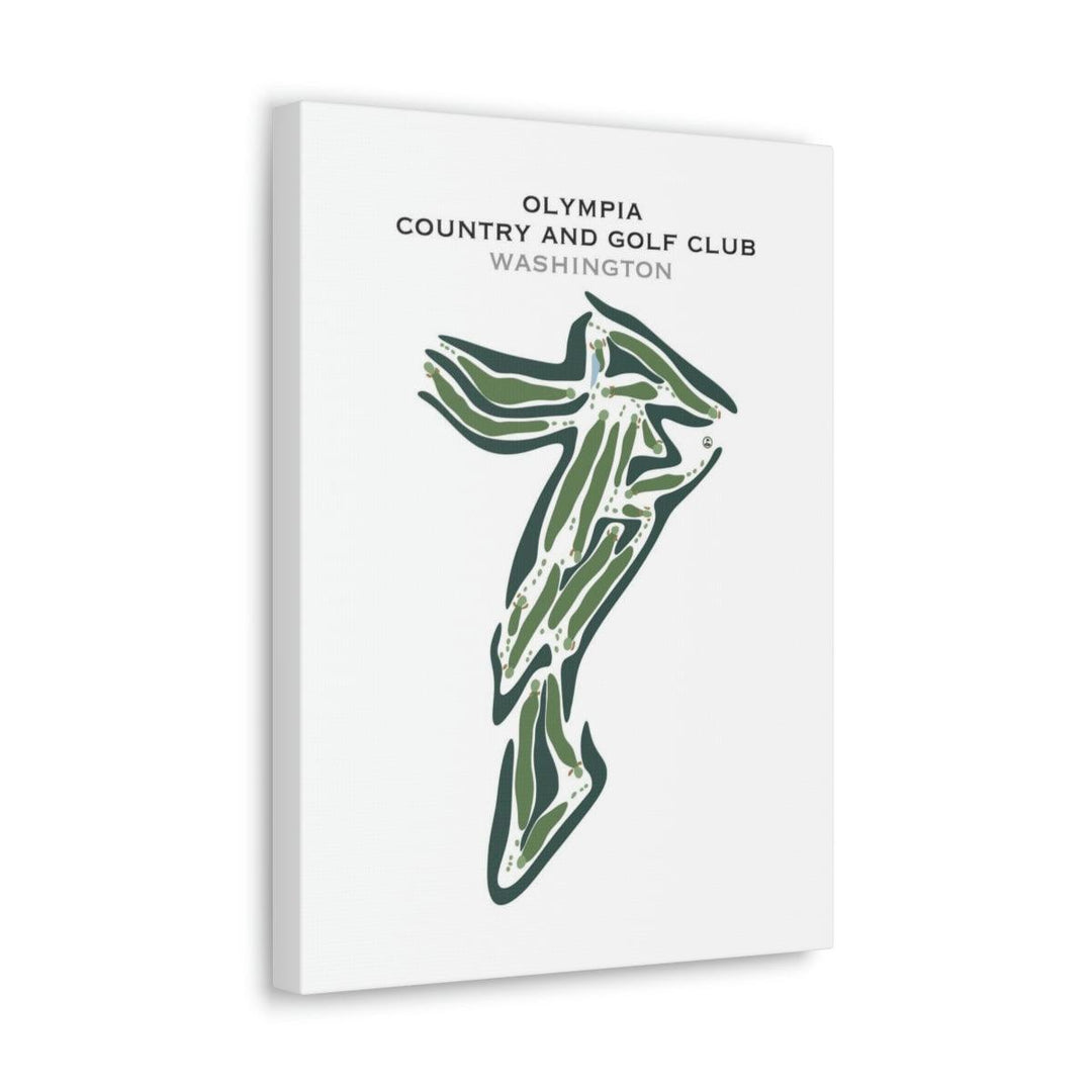 Olympia Country & Golf Club, Washington - Printed Golf Courses - Golf Course Prints