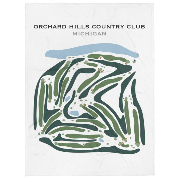 Orchard Hills Country Club, Michigan - Printed Golf Courses - Golf Course Prints