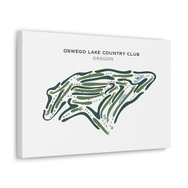 Oswego Lake Country Club, Oregon - Printed Golf Courses - Golf Course Prints