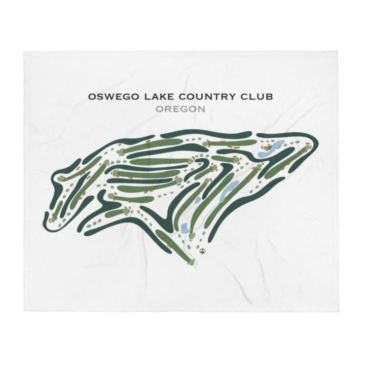 Oswego Lake Country Club, Oregon - Printed Golf Courses - Golf Course Prints