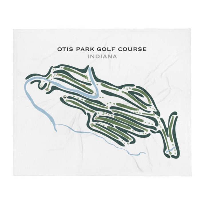 Otis Park Golf Course, Indiana - Printed Golf Courses - Golf Course Prints